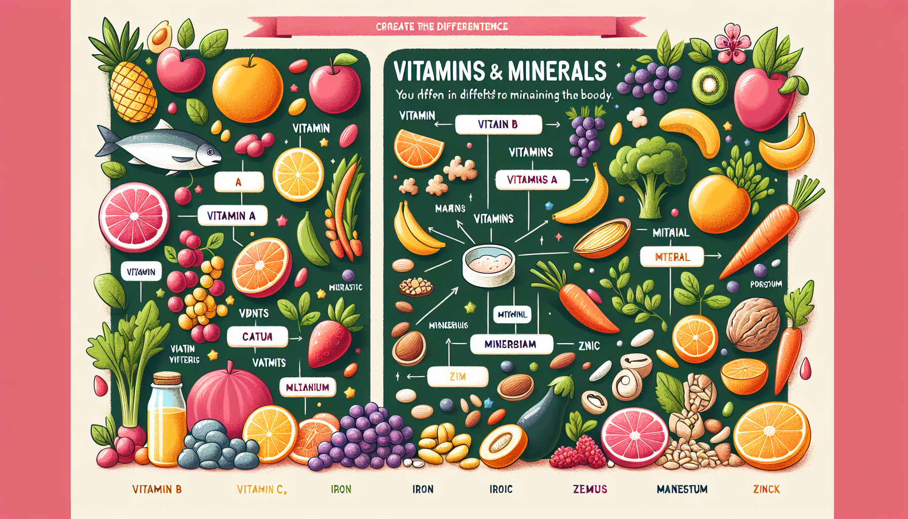 Understanding the Difference Between Vitamins and Minerals